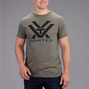 Vortex Olive Green Graphic Logo‎ Tee (Men’s 2XL) – Premium Quality Shirt